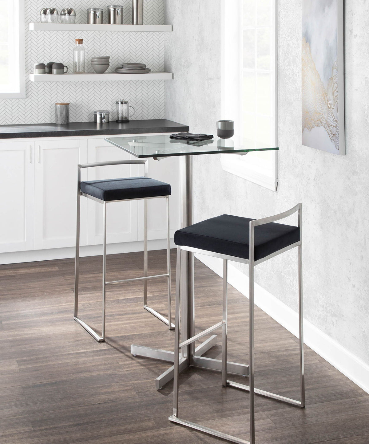Fuji - Contemporary Stackable Design Barstool, photo 30 of 35