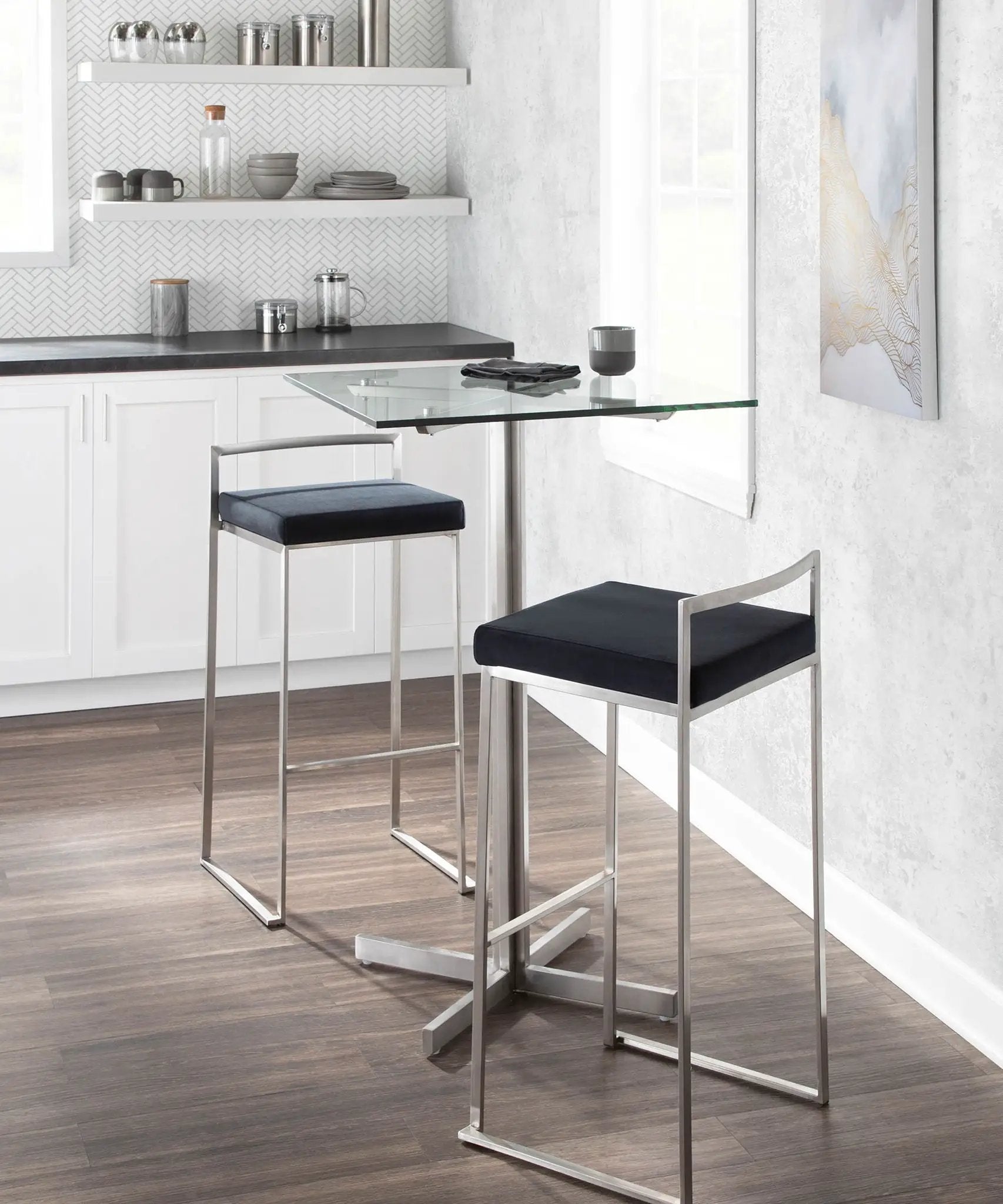 Fuji - Contemporary Stackable Design Barstool by Unique Piece Furniture