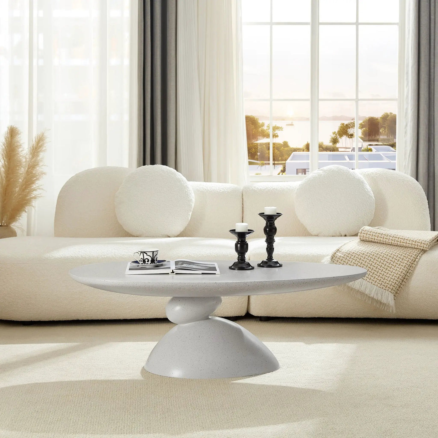 Lucky Stone Shaped Table by Unique Piece Furniture