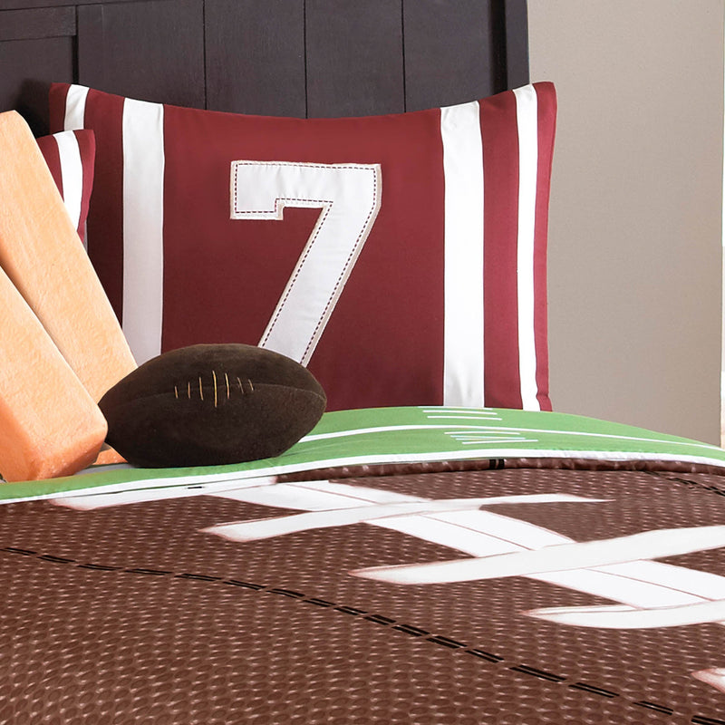 Field Goal 6Pc Full Comforter Set with Reversible Design - Multicolor, photo 5 of 5