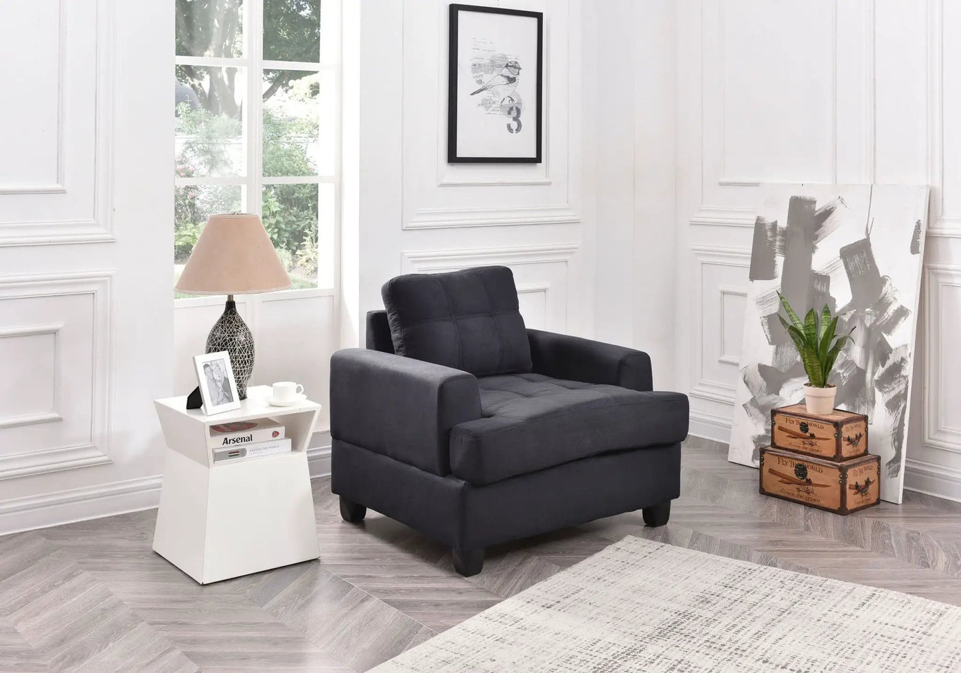 Transitional Design Armchair by HouseOfZazla