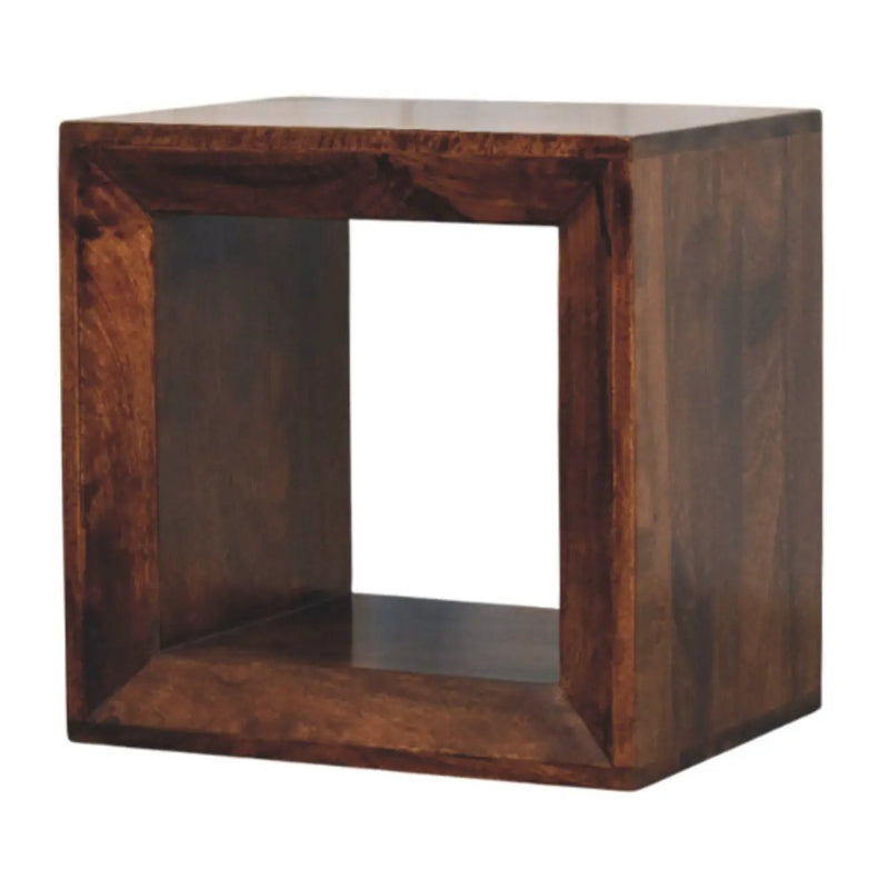 Solis - Open Side Table - Brown by HouseOfZazla
