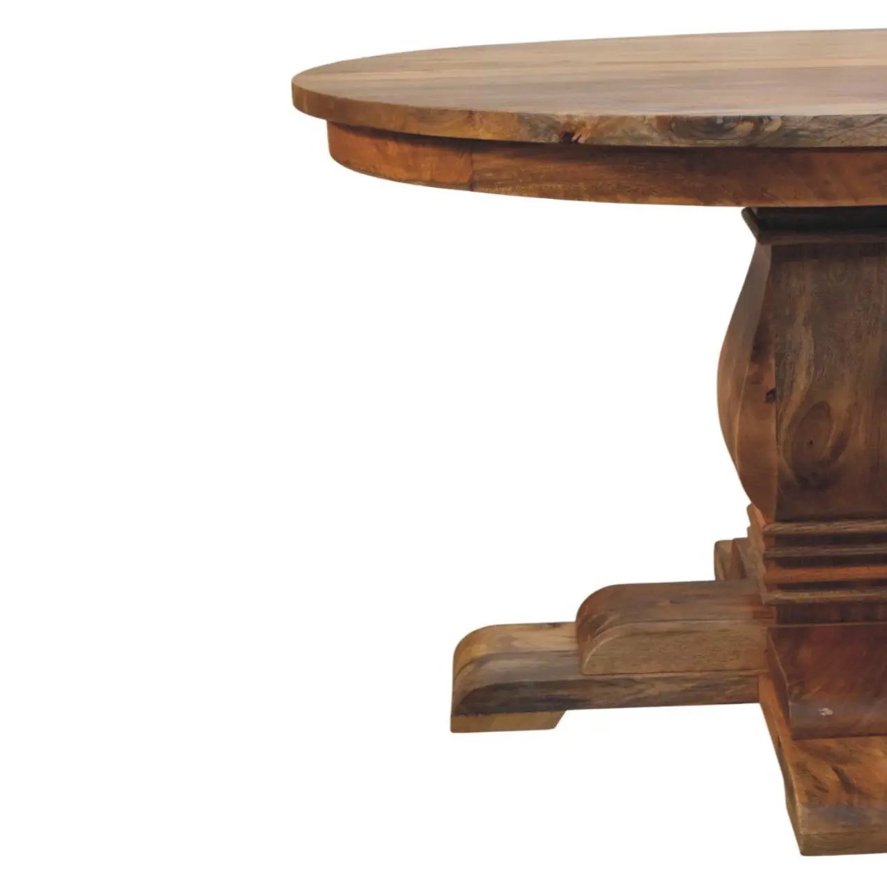 Solid Wood Valentina Round Dining Table by HouseOfZazla