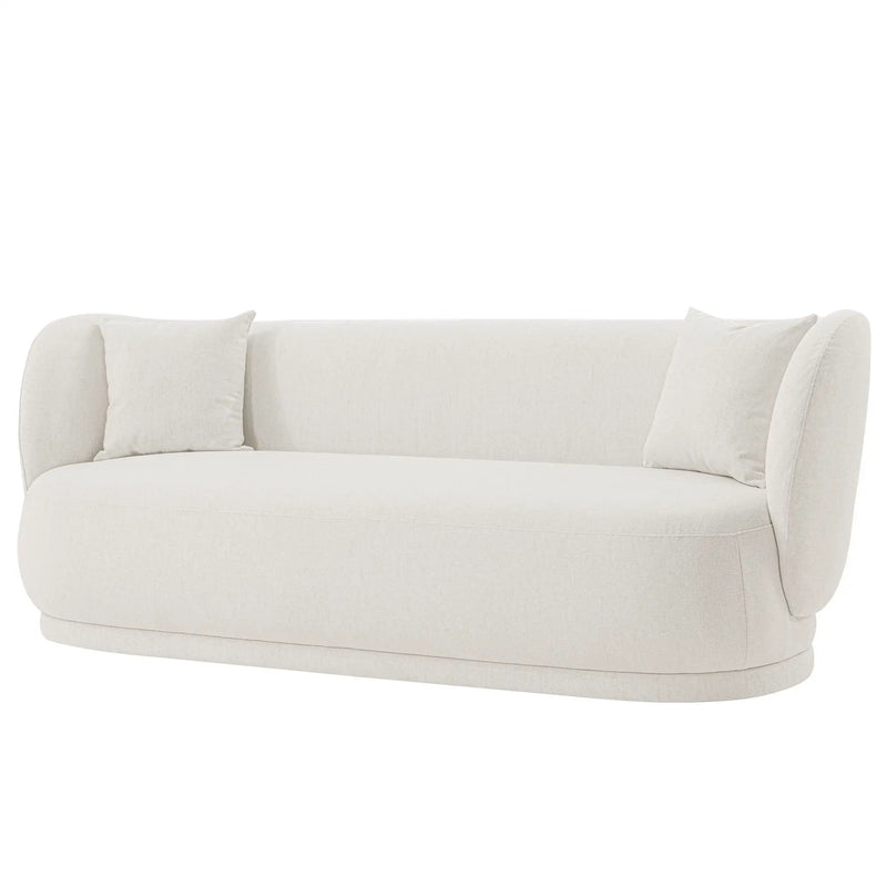 Siri - Upholstered Sofa - Cream by HouseOfZazla