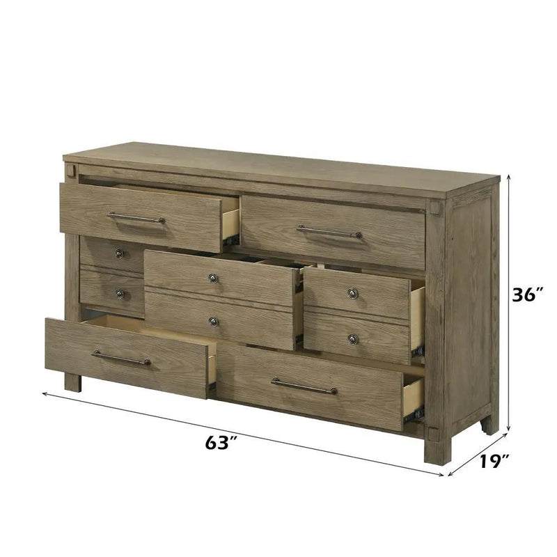 Colton - Dresser - Antique White Oak by Unique Piece Furniture