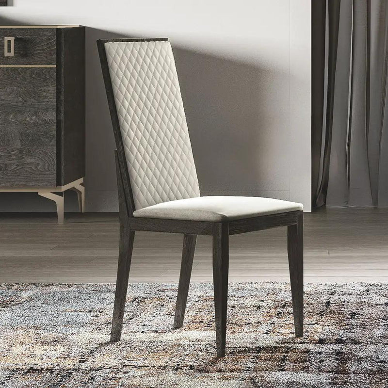 Venezia - Synthetic Leather Side Chair (Set of 2) - Gray by Unique Piece Furniture