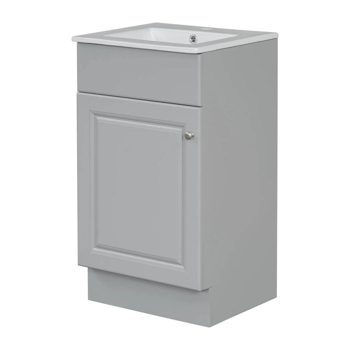 Bathroom Vanity With Sink, Cabinet With Adjustable Shelf by HouseOfZazla