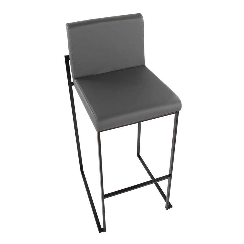 Fuji - Contemporary High Back Barstool Elegant Design by HouseOfZazla
