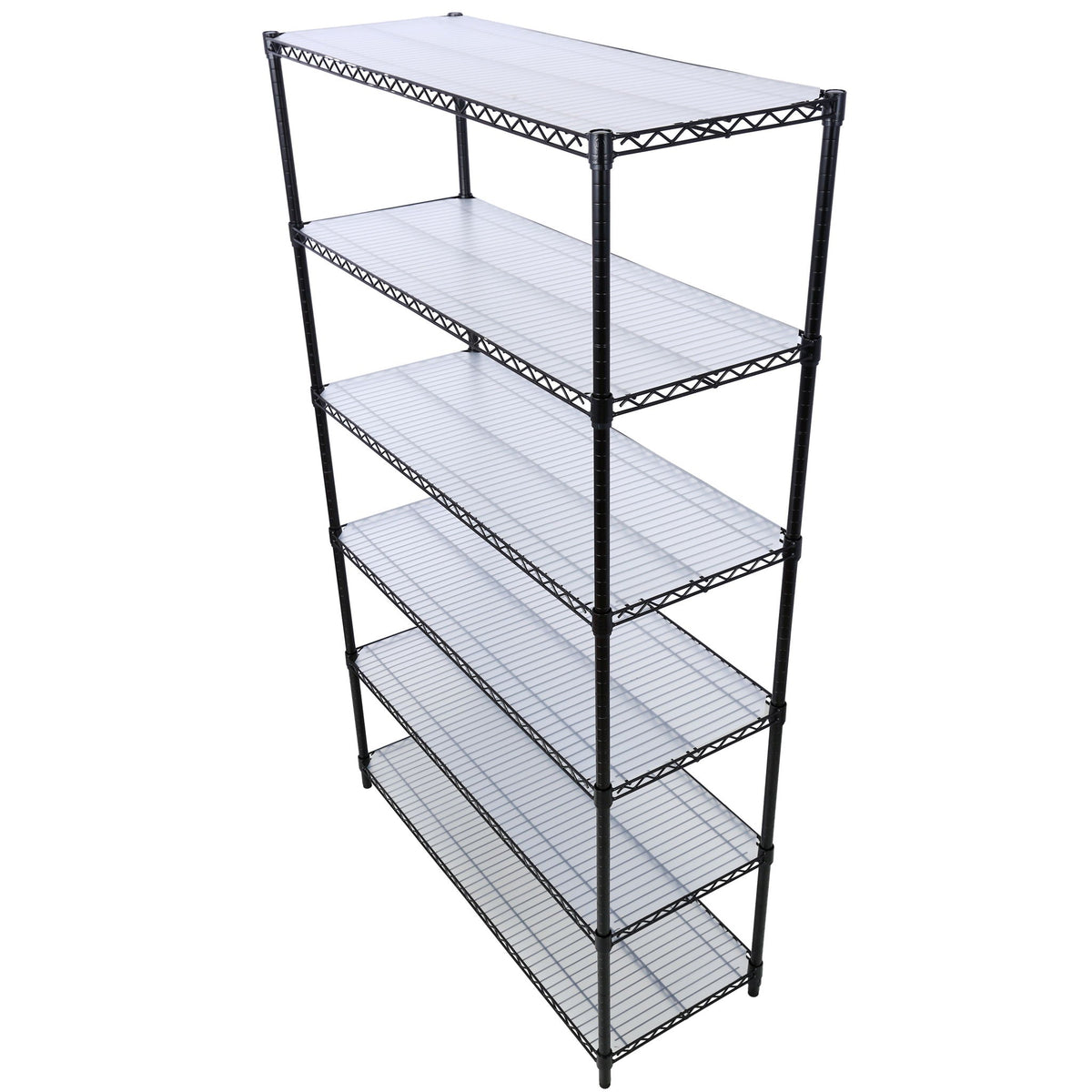 6 Tier 6000Lbs Capacity Nsf Metal Shelf Wire Shelving Unit, Heavy Duty Adjustable Storage Rack With Wheels & Shelf Liners For Commercial Grade Utility Steel Storage Rack, photo 38 of 40