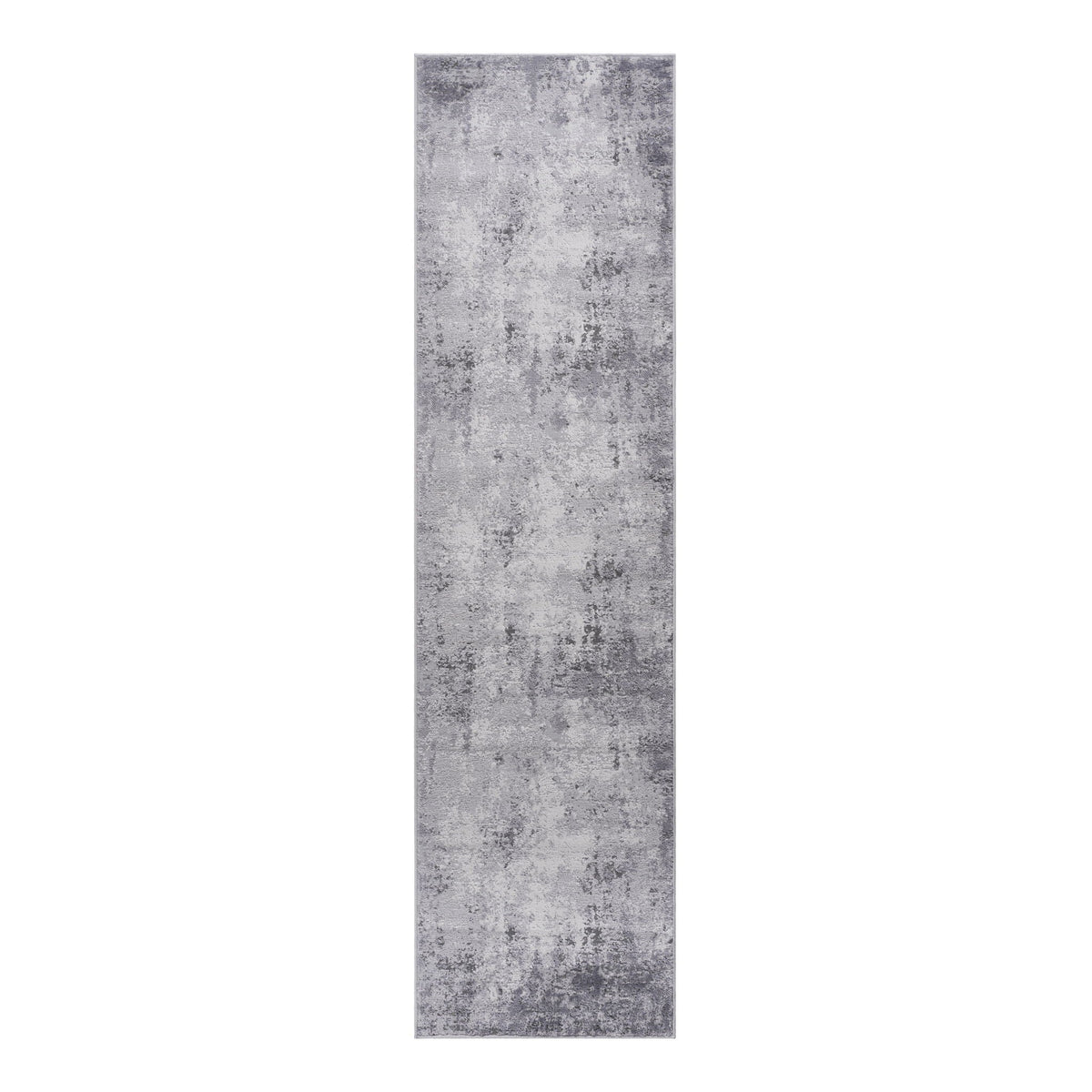 Abstract Runner Rug with Stain Resistance - Low Pile - Multiple Colors