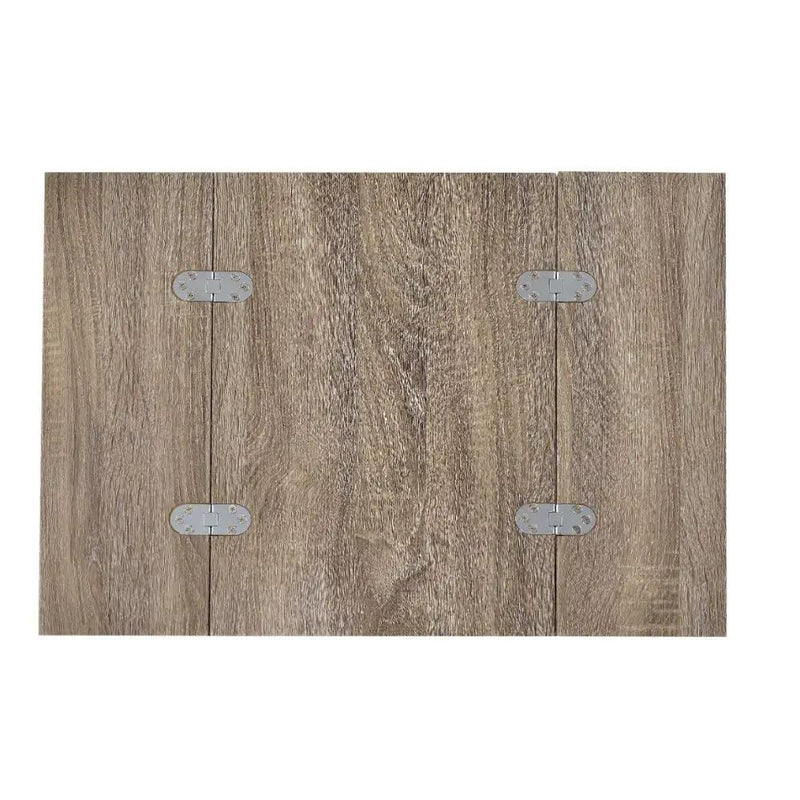 Danson - Accent Table - Weathered Oak & Chrome by Unique Piece Furniture