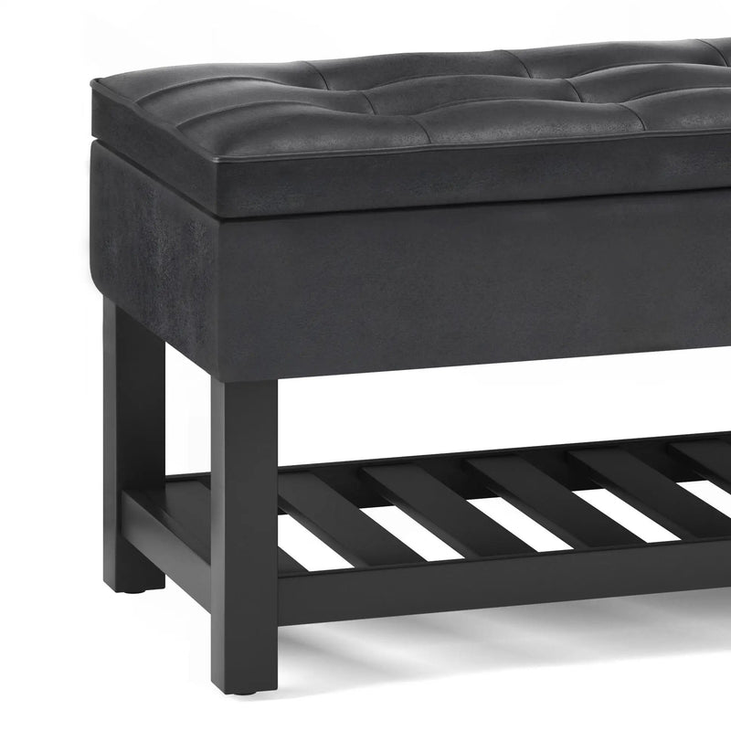 Cosmopolitan - Storage Ottoman Bench With Open Bottom by Unique Piece Furniture