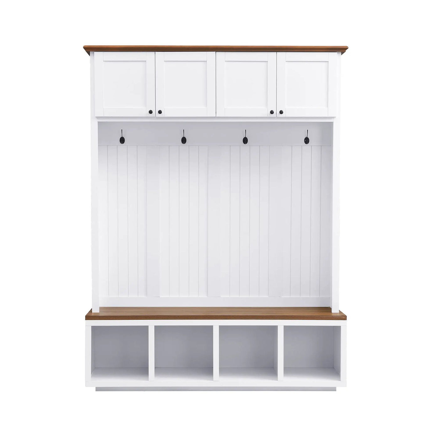 Entryway Hall Tree With Bench And Storage by HouseOfZazla