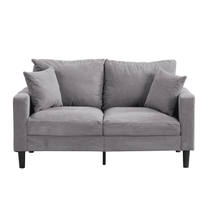 Modern Upholstered Loveseat Sofa, High Resilience by Unique Piece Furniture