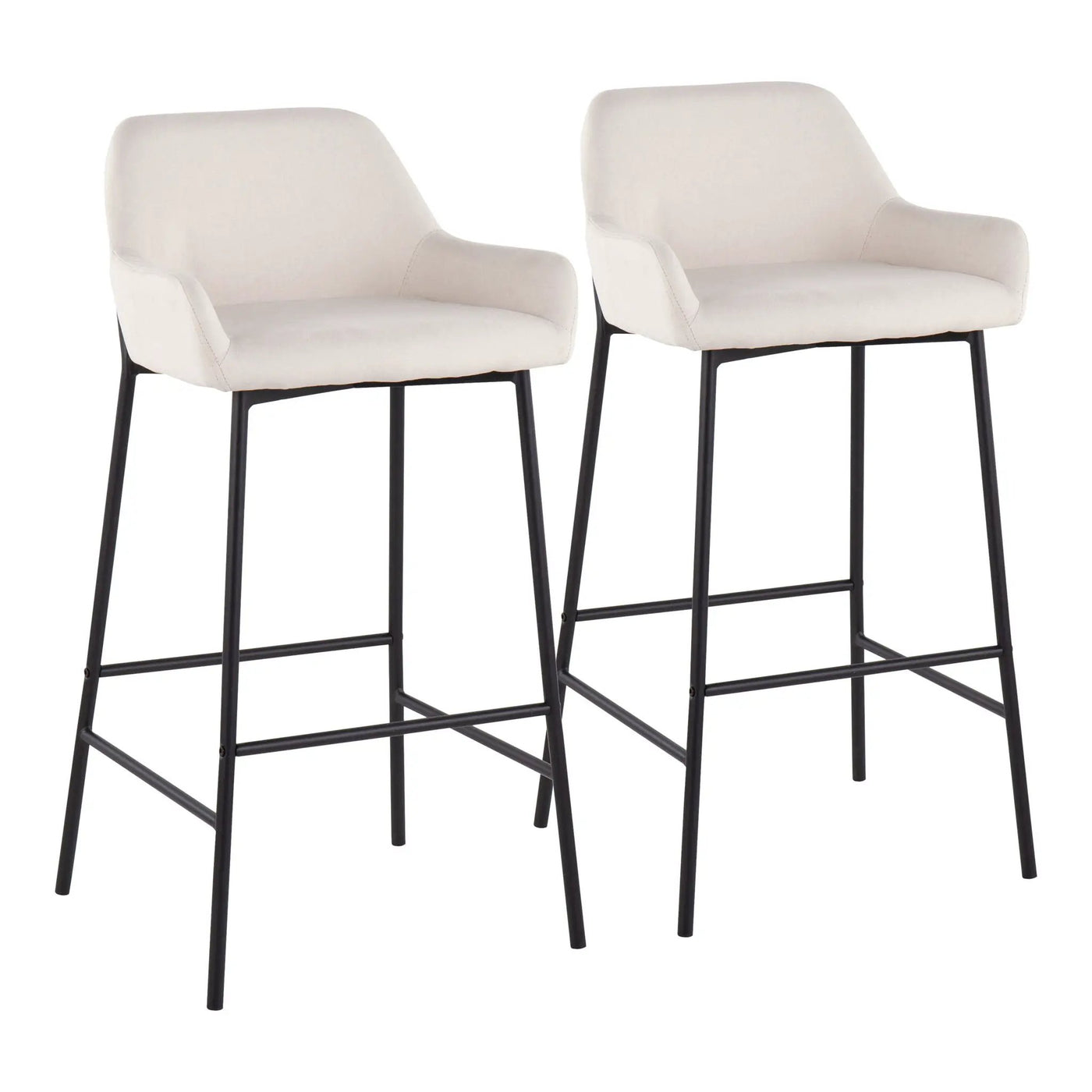 Daniella - Industrial Fixed Height Bar Stool (Set of 2) by HouseOfZazla