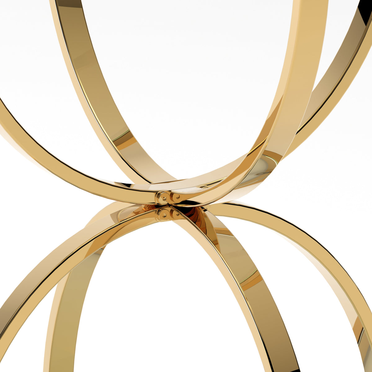 19.69'' Modern Glass Side Table, photo 8 of 10