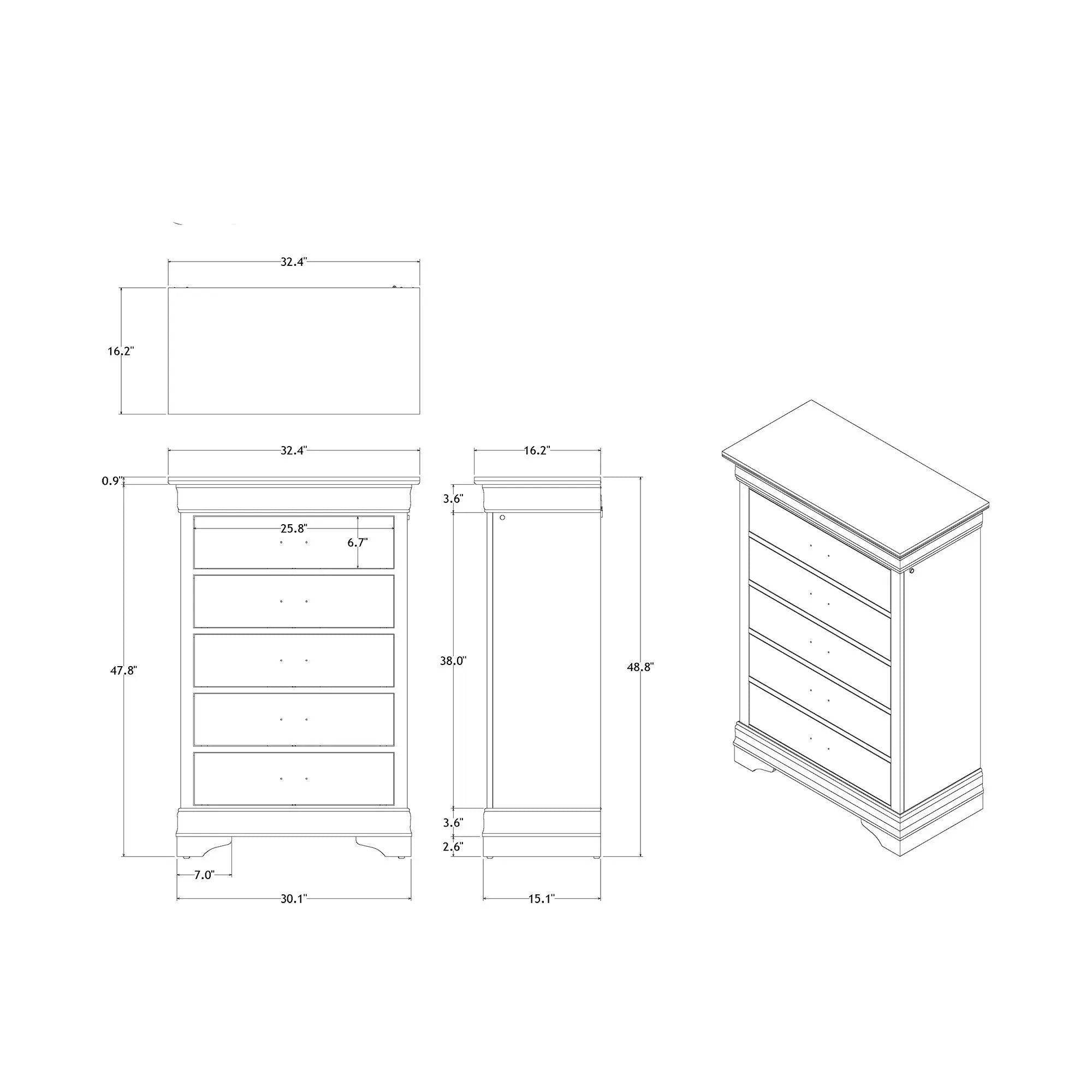 Charlston - Chest With LED
