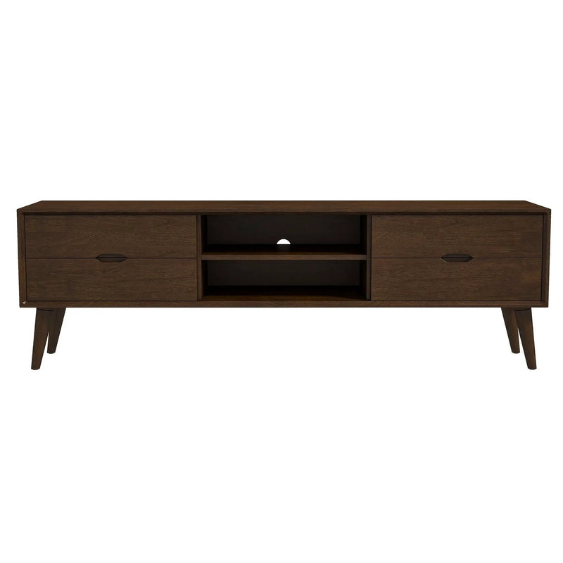 Adrian - TV Stand - Walnut Brown by HouseOfZazla