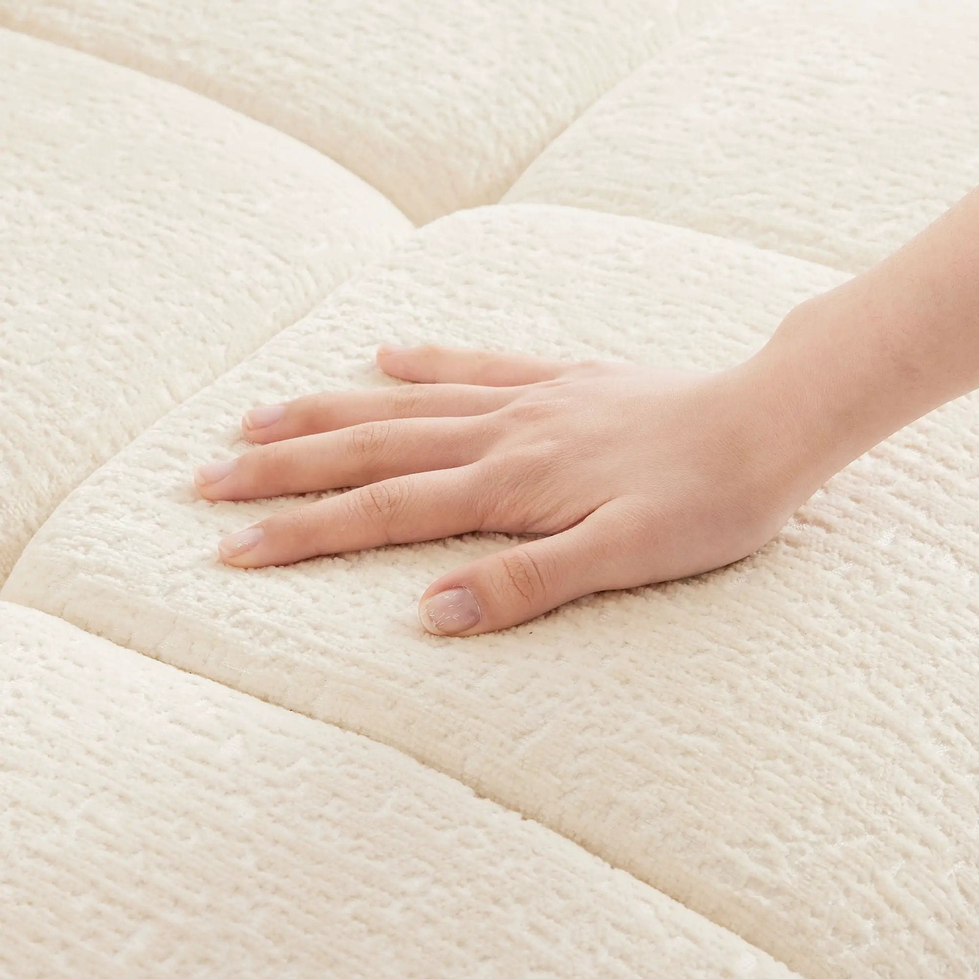 Sofa Set With Ottoman And Pillows, Textured, High Resilience Cushions by HouseOfZazla