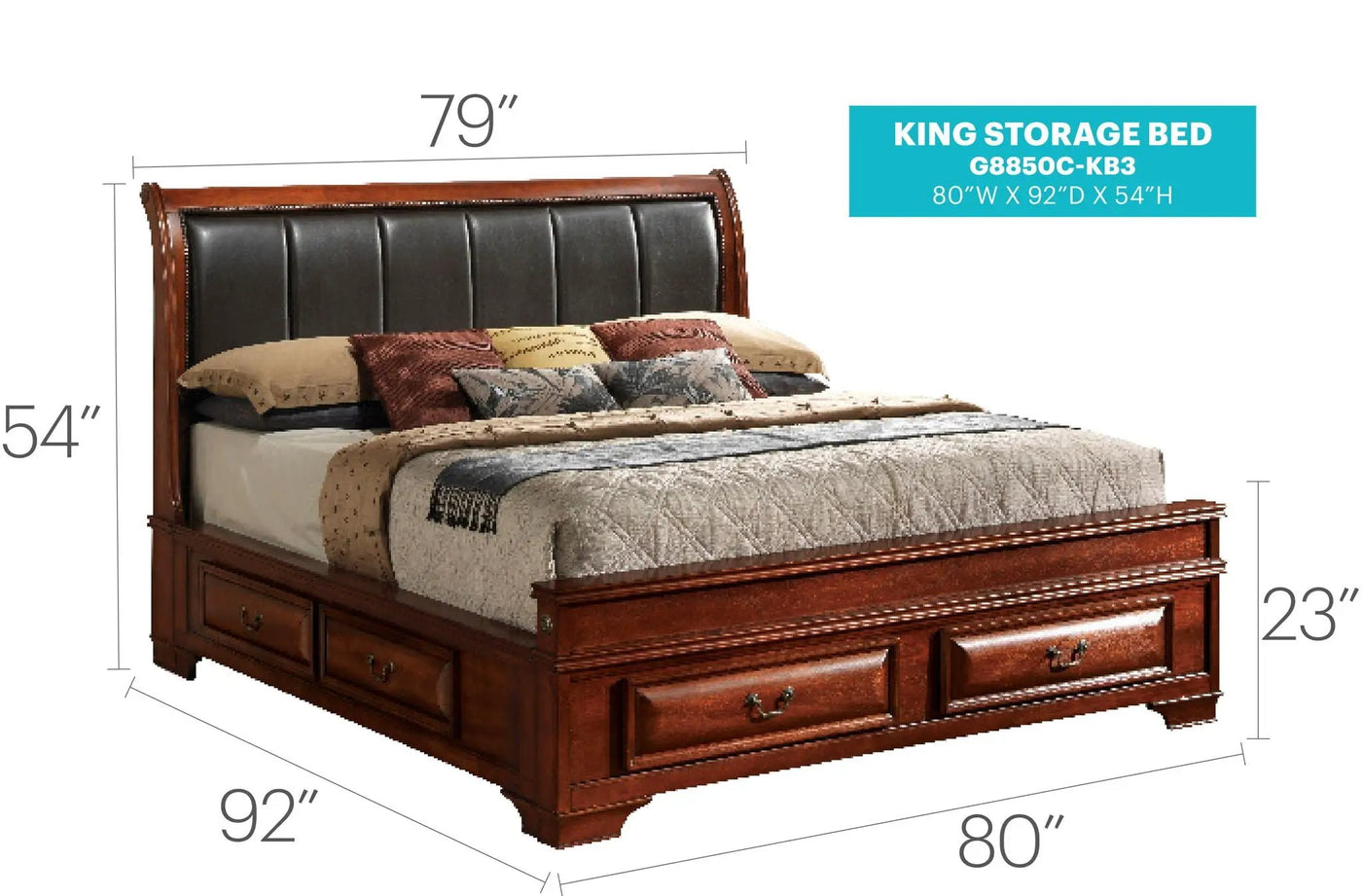 Lavita - Storage Bed by HouseOfZazla