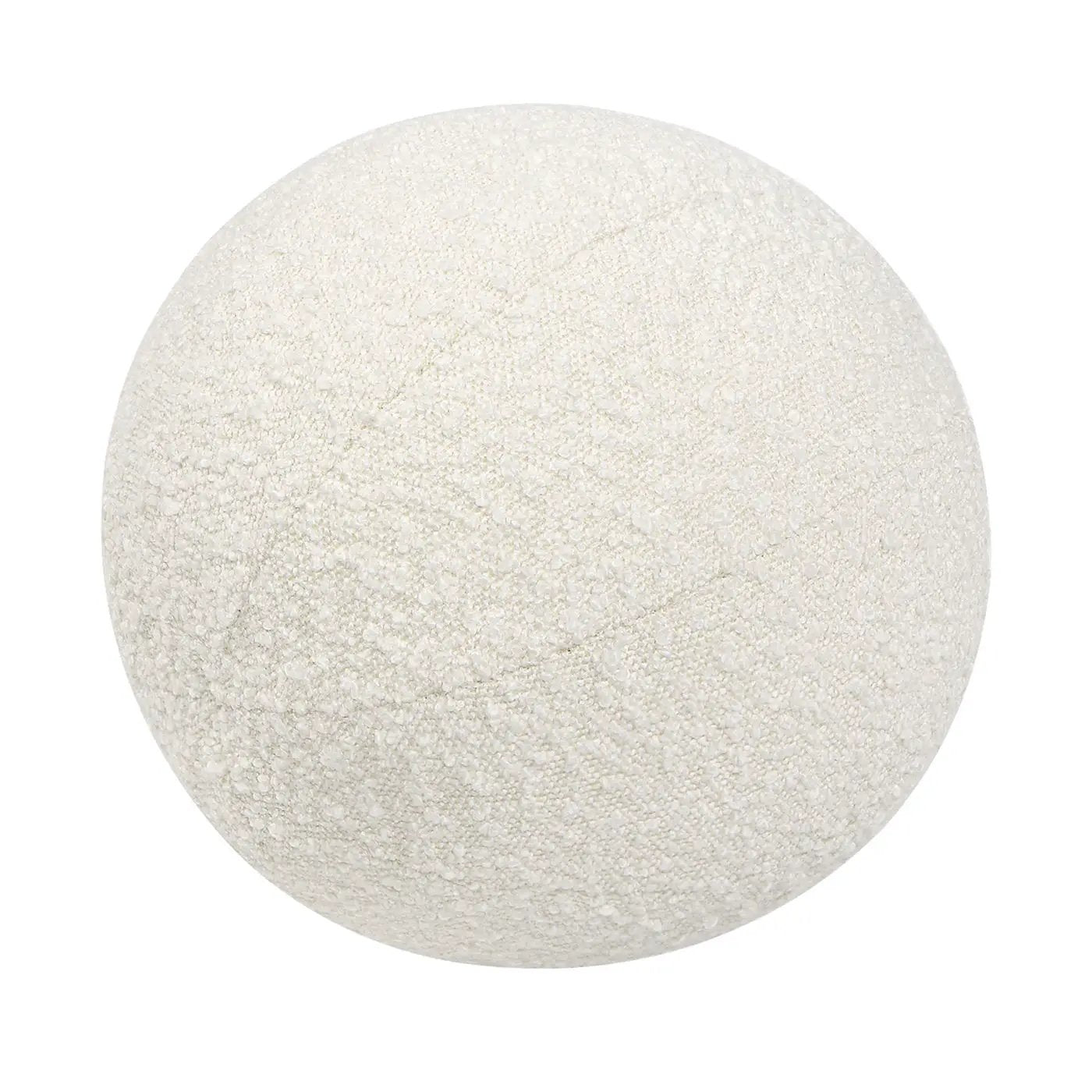 Luna - Round Sphere Accent Ball Throw Pillow by HouseOfZazla