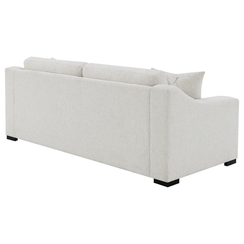 Ashlyn 2-piece Upholstered Track Arm Sofa Set Sand by Unique Piece Furniture