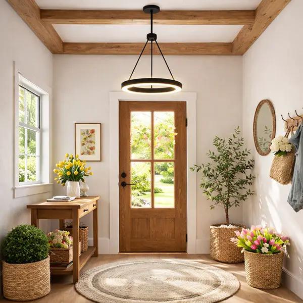 Adjustable Round LED Chandelier by Decor Steals