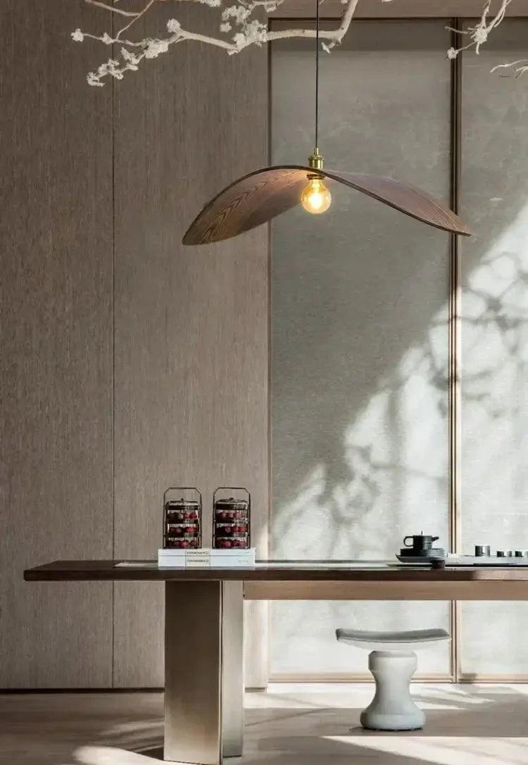 Chandelier - Modern Walnut Pendant by House Of Avana