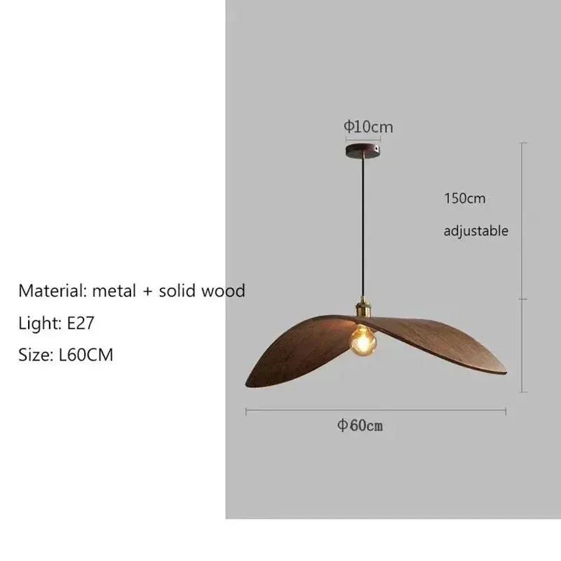 Chandelier - Modern Walnut Pendant by House Of Avana