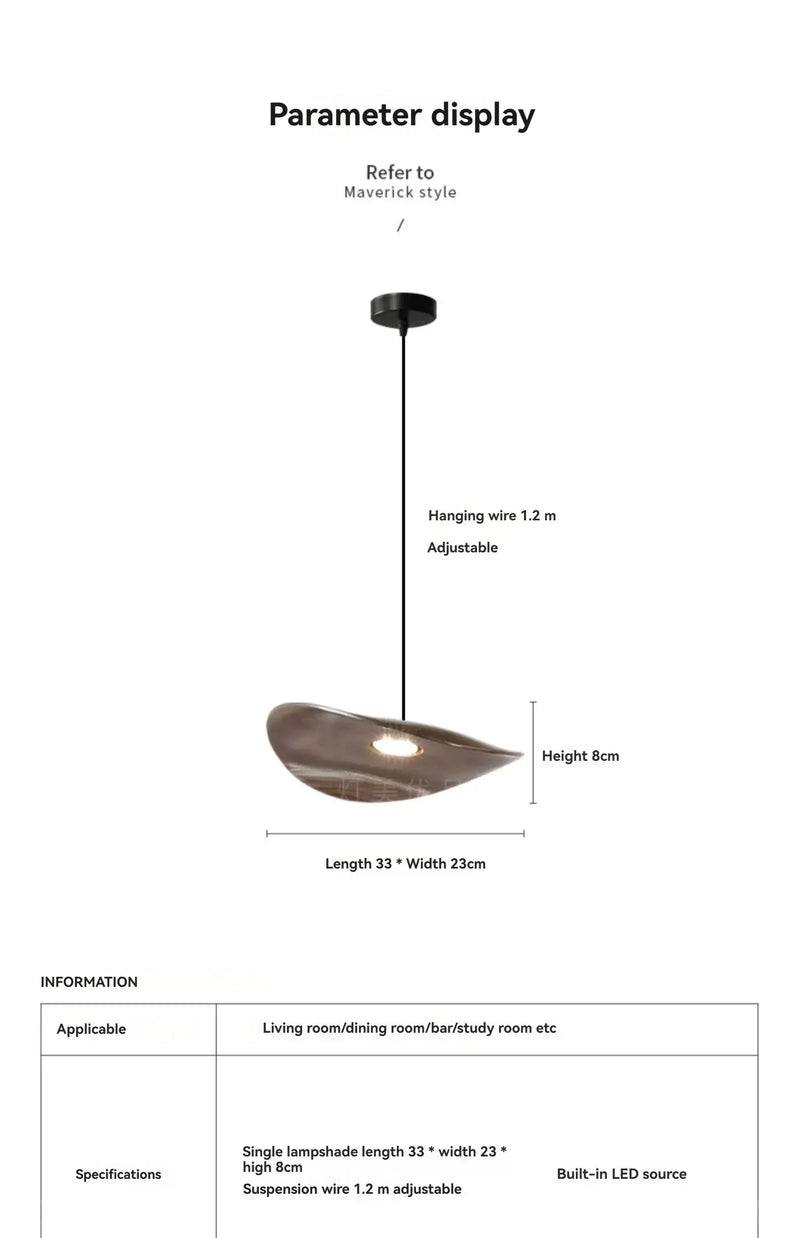 Chandelier - Multi-head Walnut by House Of Avana