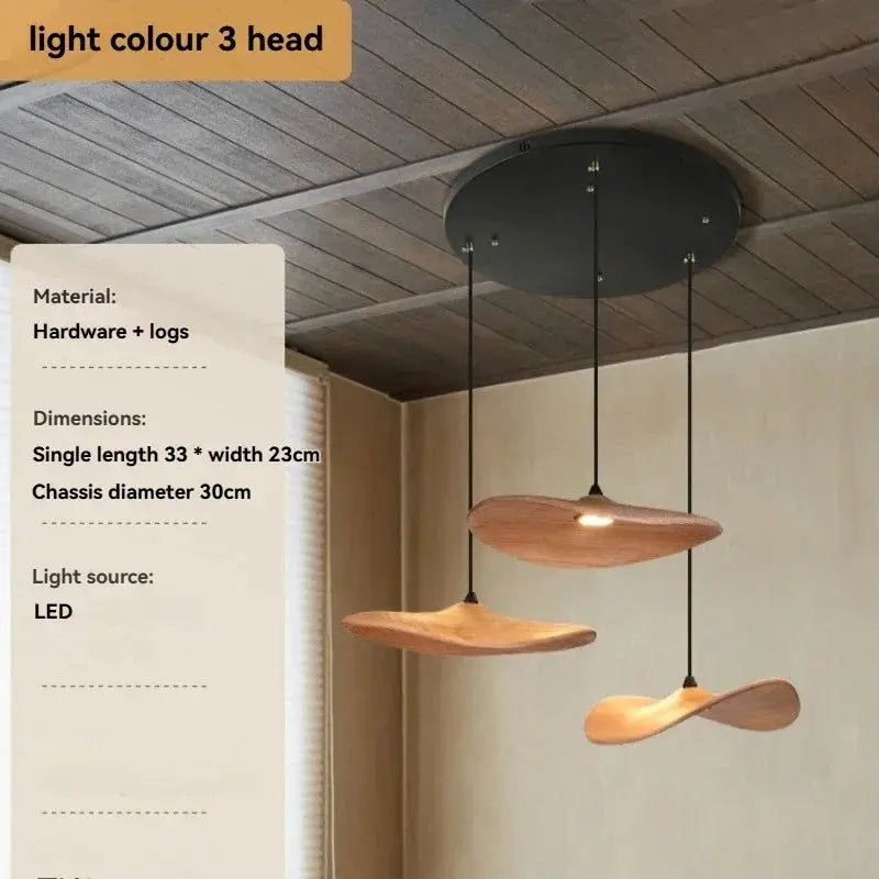 Chandelier - Multi-head Walnut by House Of Avana