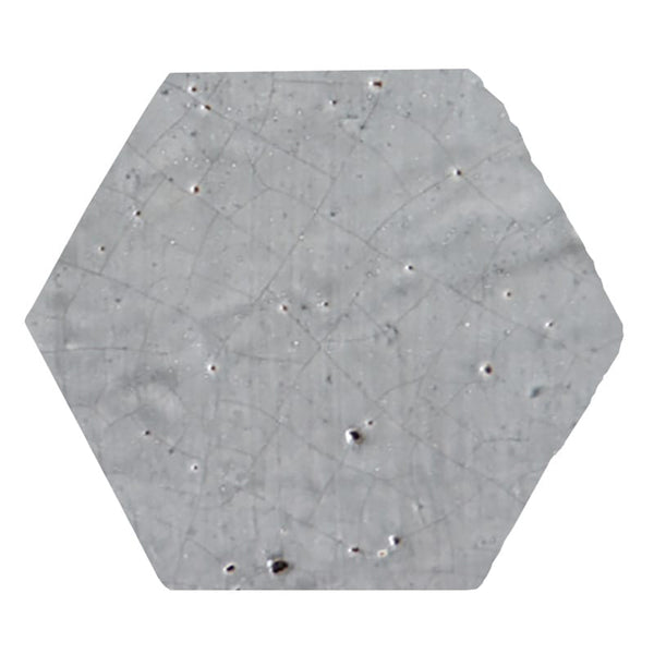 Charcoal Glazed Hexagon Terracotta Tiles 6x6