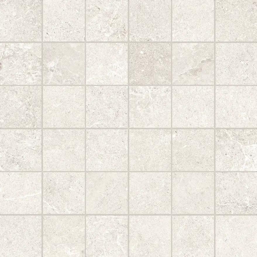 Charleston _white White Mosaic A Porcelain Mosaics 12x12 by landmarkceramics