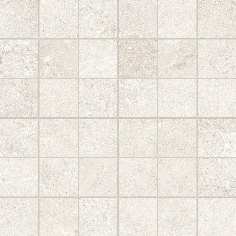 Charleston _white White Mosaic A Porcelain Mosaics 12x12 by landmarkceramics