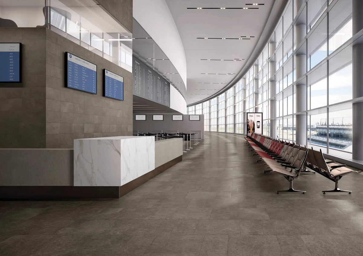 Infinity Earth Stone Look Porcelain Tiles 24x24 by landmarkceramics