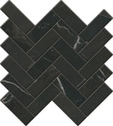 Charme Evo Calacatta Black Blk Covebase Marble Look Porcelain Moldings 6x12