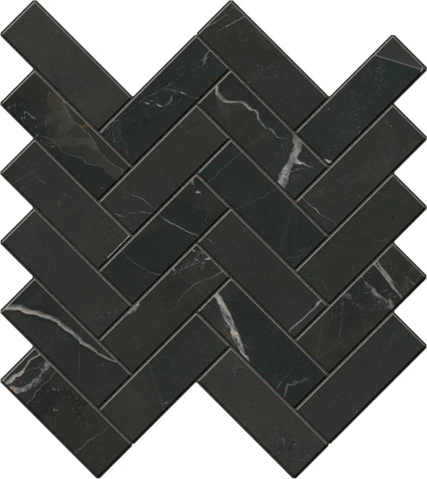 Charme Evo Calacatta Black Blk Covebase Marble Look Porcelain Moldings 6x12
