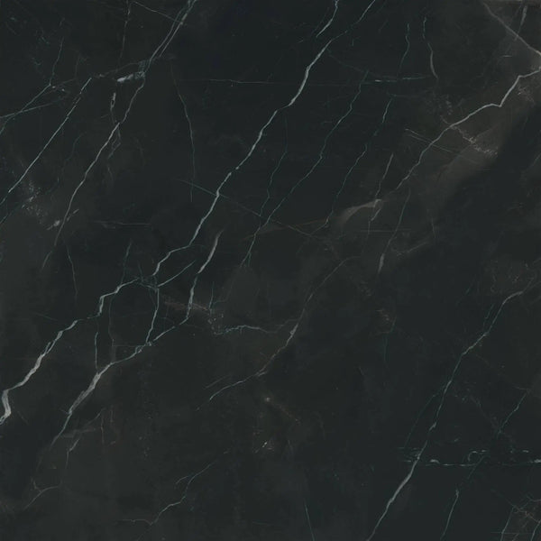 Charme Evo Calacatta Black Marble Look Porcelain Tiles 24x24