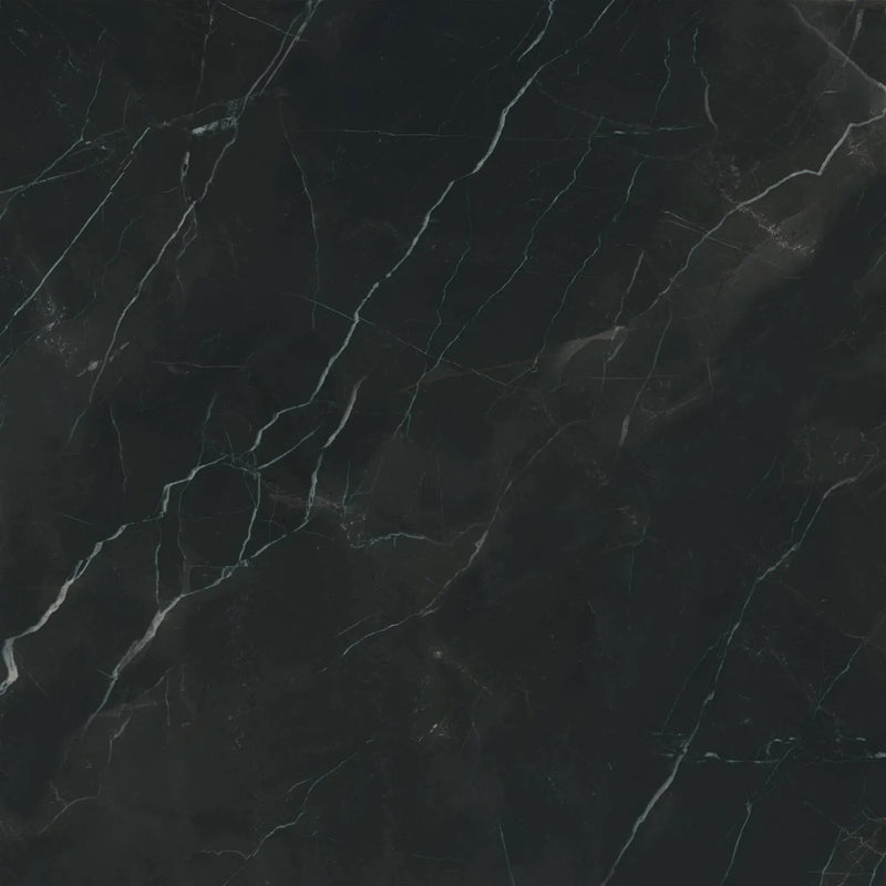 Charme Evo Calacatta Black Marble Look Porcelain Tiles 24x24 by landmarkceramics