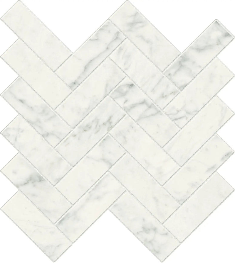 Charme Evo Michelangelo Extra White Covebase Marble Look Porcelain Moldings 6x12 by landmarkceramics