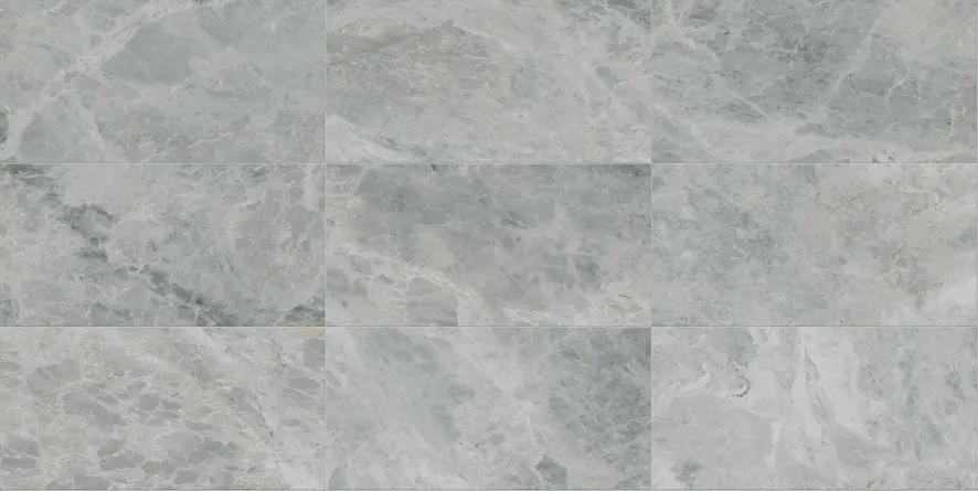 Charme Evo Pearl Grey Marble Look Porcelain Tiles 12x24 by landmarkceramics