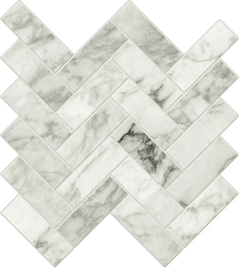 Charme Evo Renoir Plus Covebase Marble Look Porcelain Moldings 6x12 by landmarkceramics