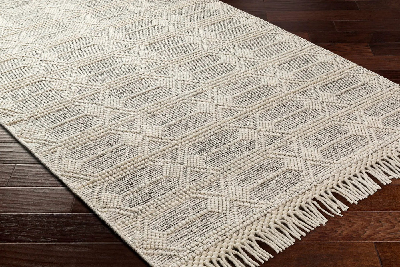 Chars Wool Rug with Tassels - Clearance by Boutique Rugs