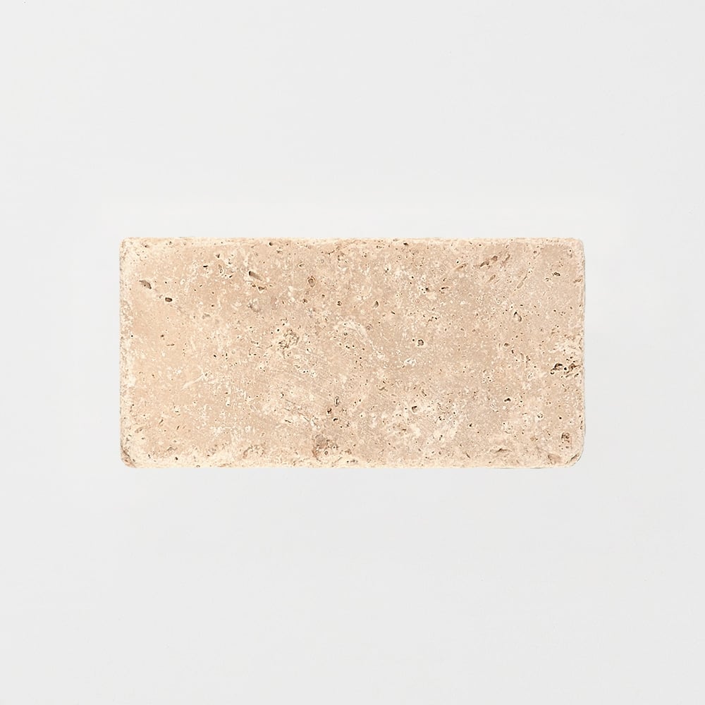 Chiaro Tumbled Subway Travertine Tiles 3x6 Travertine Tumbled 3x12 Tiles