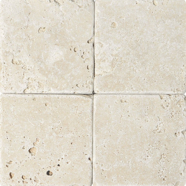 Chiaro Tumbled Travertine Tiles 6x6