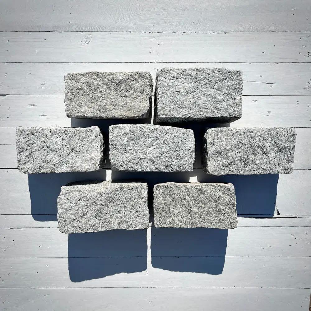New Regulation Granite Belgian Block 9” x 5” x 5” – Grey, Pink, Buff, Black by Chief Bricks