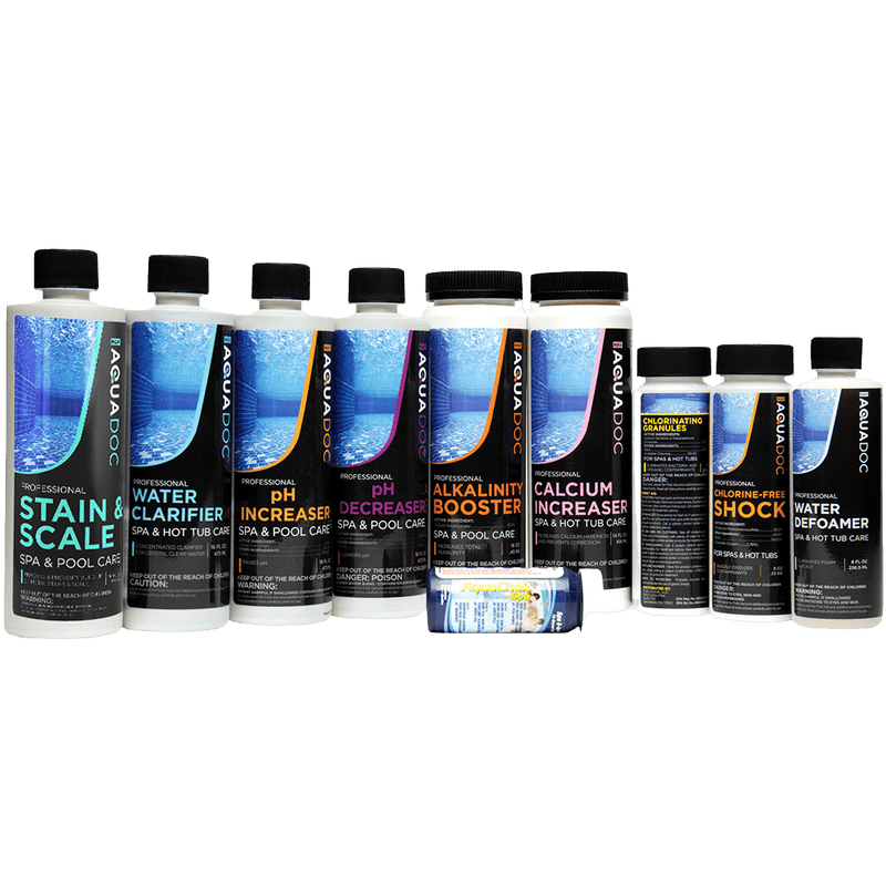 Chlorine Hot Tub Starter Kit by AquaDoc