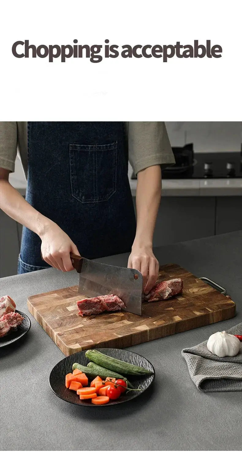Chopping Board - Antibacterial Acacia Wood Wooden by House Of Avana