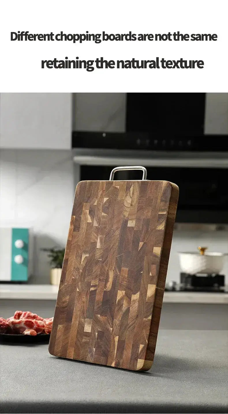 Chopping Board - Antibacterial Acacia Wood Wooden by House Of Avana