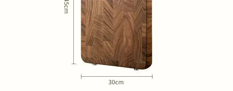 Chopping Board - Heavy Duty Wooden Black Walnut Double-Sided by House Of Avana